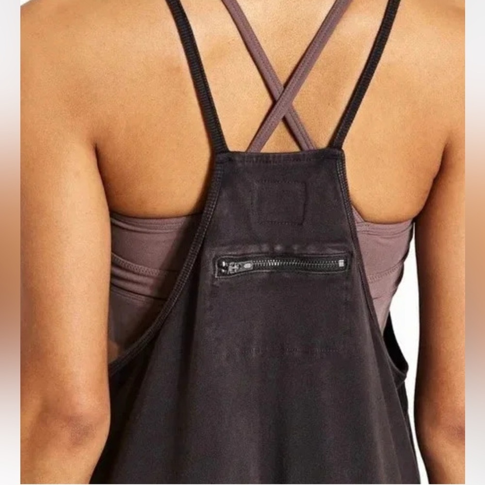FREE PEOPLE ONESIE HOT SHOT in Washed Black NWOT sz M, L - Picture 7 of 11